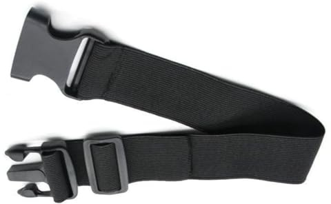 1 pz Nero Portatile Semplice Estensore Della Cintura per Fanny Pack Estensione Della Cinghia Della Vita Cintura Cinture Estensore Dei Bagagli