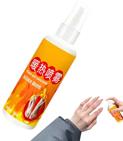 Fußwärmer – automatische Heizformel, 100 ml, Vernebler zur Erwärmung der Füße, Spray, Wärmepflege, Komfort für den Winter, schnelle Wärme, Zerstäuber, Heizung für Büro, Arbeit und Veranstaltung