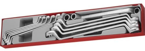 Teng Tools 11 Piece Double Ring Wrench Set 6-22mm - TTX6311, Silver