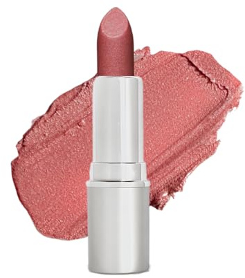Honeybee Gardens Truly Natural Long Lasting Lipstick, San Francisco, Pink and Peach With Rose, Naturally Hydrating & Nourishing, Vegan, Gluten-Free & Cruelty-Free, 0.11 oz / 3 g