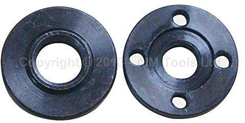 KATSU 1 Paar Winkelschleifer Metall inneren Außenflansch Flansch Scheibenhalter für 115mm bis 230mm Makita Bosch Winkelschleifer Zubehör Ersatz, M14 Schaft