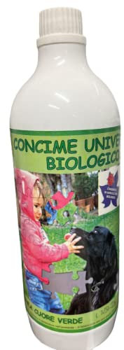 CONCIMEUNIVERSALE BIOLOGICO LIQUIDO LT.1 Ideale per prati piante fiori giardino orto