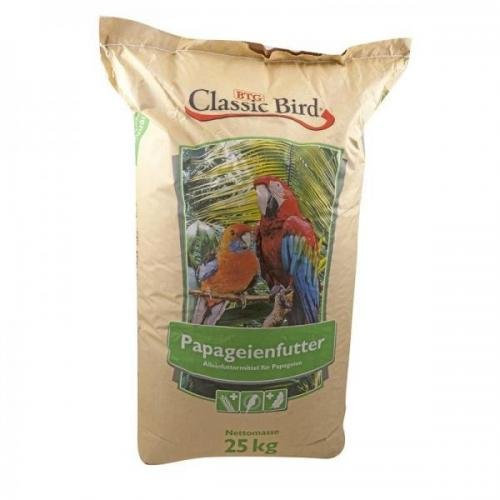Classic Bird Papageienfutter Hobby 25kg, Alleinfutter, Körnerfutter