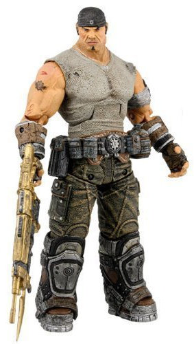 Gears of War 3 Series 3 Journey's End Marcus with Gold Retro Lancer 7 Inch Action Figure by NECA TOY by NECA