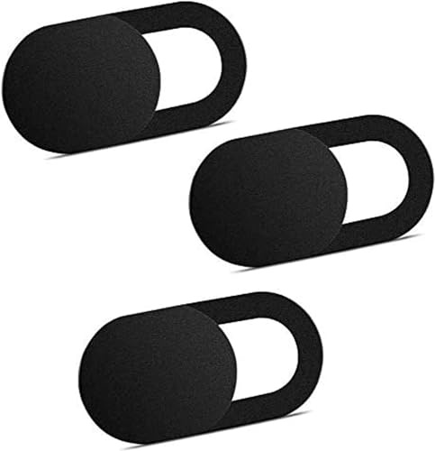 Refined® Webcam Privacy Online Protection Ultra Thin Slim Slider Cover for Laptops, Tablet, Mobile Phone, iPad, Macbook Pro and more (3 Pack)