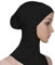 BESTOYARD Frauen Einstellbare Muslim Hijab Neck Cover Schal Haube Innere Hijab Cap Full Cover Bone Lady Islamische Muslimische Kopfbedeckung (35x24 cm, Schwarz)