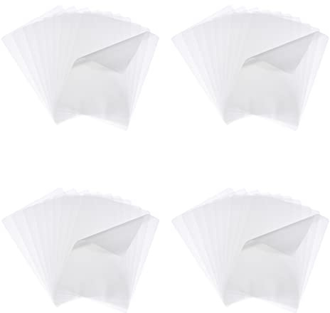 NBEADS 100pz 15.9x11cm Fogli di Protezione Della Pellicola Del Sacchetti di Laminazione Trasparente Fogli di Sacchetti di Laminato Caldo per Documenti di Carte Fotografiche Sigillate