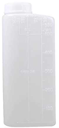 2-Stroke Fuel Oil Mixing Bottle 1:25 50:1 Ratio Bottle High Capacity Fuel Bottle Petrol Oil Combination Gasoline for Premixed Fuel Engine (0.6L)