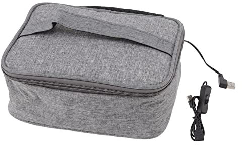 Mini Forno Portatile USB Riscaldamento Scaldavivande Personale in Tessuto Oxford Lunch Box Riscaldato Scatola da Picnic Scaldavivande Personale per Viaggi Campeggio Cucinare Cibo