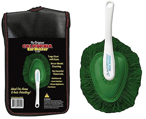 California Car Duster Dash Duster Green 62461 with Storage Bag