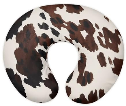 Goronwyfloyd Brown Cow Print Breastfeeding Pillow Slipcover for Baby Nursing Pillow Cover Cuddle Pillow Slipcover Detachable Nursing Pillow Protective Baby Feeding Baby Essentials