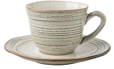 Zhaoj24-05 Tasse à café Tasse en céramique Vintage, Tasse à café tirée, Tasse à thé délicate de l'après-midi, Ensemble de soucoupes, 175ml pour Café, Thé