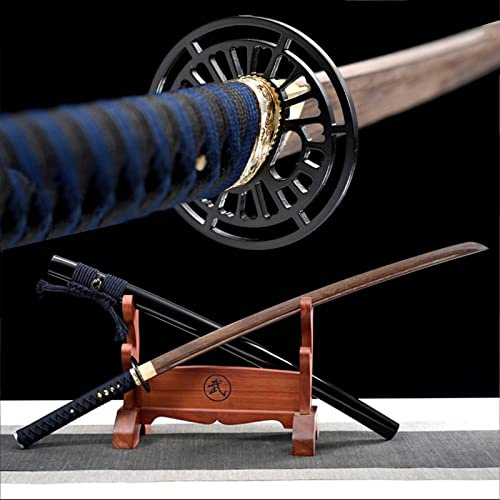 Spada samurai Iaido in stile giapponese,vere katane,Bokken in palissandro naturale 103cm fodero legno massello,Katana fatta a mano per allenamento Kendo,cosplay,decorazioni casa,collezione espositori