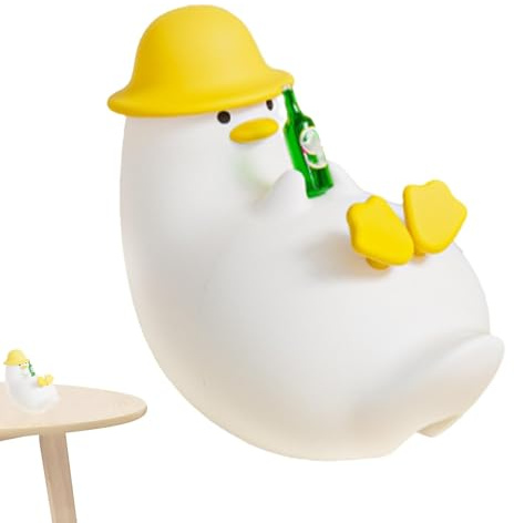 Nachtlampe in Form einer Silikonform,3 Grad dimmbares Silikon-Bierflaschen-Nachtlicht | Tischlampe mit weichem Licht mit USB-Aufladung für