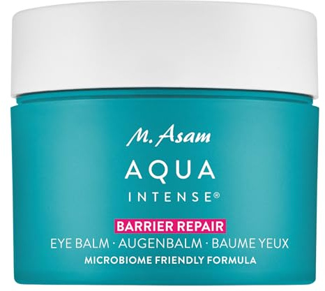 M. Asam Aqua Intense Barrier Repair Eye Balm (30 ml) | Feuchtigkeitsspendende Augencreme mit Hyaluron & Ceramiden, Gegen Augenringe & Trockenheitsfältchen, Stärkt die Hautbarriere
