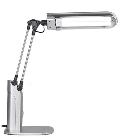 Lampada da scrivania, Lampada da Lettura da 27 Watt, Effetto Luce Diurna 6500K, con Una Chiave e Braccio Regolabile, Lampada da Tavolo in Lega di Alluminio