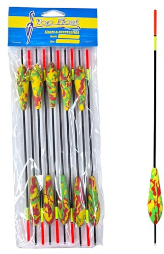 PRO Filstar Top Float fiskeläggning set 10 st 6 g Eva skum fiskeläggning – poserfiske – fiskeposer – fiskedrag – fisketillbehör – gädda abborre karp öring fiskeset – tillbehör