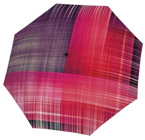 Doppler Regenschirm Carbonsteel Magic Noble Check Pink mehrfarbig