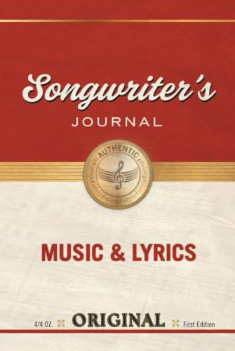 Songwriter Journal (Hardcover Edition): Songwriting Notebook for Writing Songs with Music Staff and Lyric Pages | Gift for Musicians