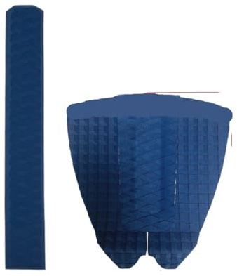 Skimboard dragdyna med flera alternativ: från en enda svans eller båge till en komplett uppsättning, EVA Stomp-grepp ger extra grepp (Blue PadArchBar Set)