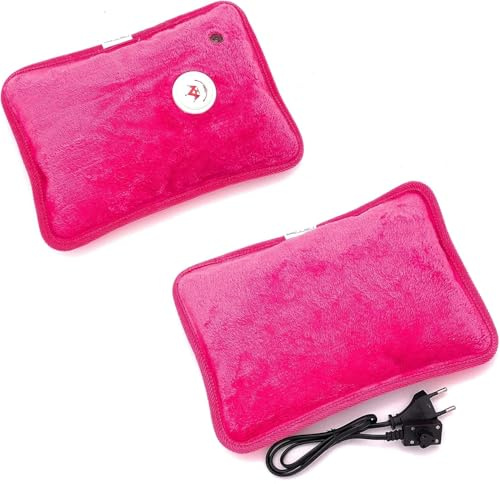 RevolutionLine - 2 Calentadores de manos con bolsa de agua caliente eléctrica incorporada | Para adultos y niños | Regalo para navidades y reyes, cumpleaños, amigo invisible | 2 Calientamanos