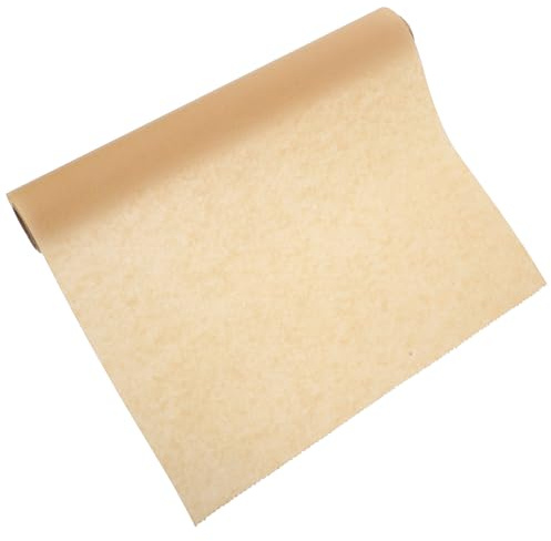 ROMISBABA Papier Parchemin Cuisson Rouleau 30 Cm X 5 M, Papier Sulfurisé Antiadhésif Naturel, Compatible Four et Friteuse à Air Chaud, Accessoire Pâtisserie sans Matière Grasse, Usage
