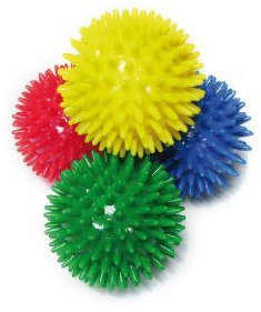 Sundo Homecare GmbH 10 x Igel-Ball Noppenball Massageball, ø 9 cm, rot