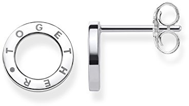 Thomas Sabo Stud Earrings Circles TOGETHER 925 Sterling Silver H1946-001-12