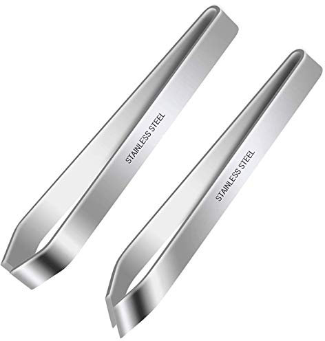HAOBIN Pinzette Edelstahl Fisch Flache Pinzette FischgräTen-Entferner FischgräTen-Clip Professionelle Edelstahlpinzette Zum Entfernen Von FischgräTen,Fischschuppen,Schweinefedern,HüHnerfedern