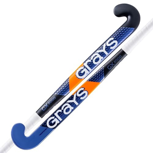 GRAYS GX3000 Ultrabow Junior Hockeyschläger, Schwarz/Ultraviolett (2023/24)