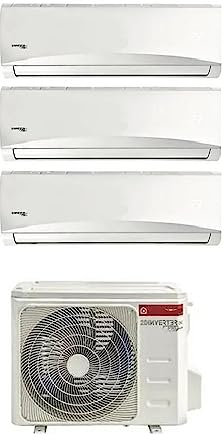 Climatizzatore Trial Split 9000 + 9000 + 12000 Btu, A++/A+, Pompa di calore