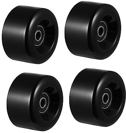 Toddmomy 4 Stück Verschleißfeste Skateboard Räder Mit Lager Zweireihige Rollschuhe Pu Rad Für Kunst Und Hockey Skaten Kompatibel Mit Inline Skates Und Casterboards Für Grobe Oberflächen