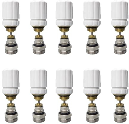 Fußbodenheizung Spreizventil Einsatz Ventileinsatz Ventileinsatz für Fußbodenheizung Verteiler und Heizkreis Verteiler G1/2 x G3/4mm - 10 Stück