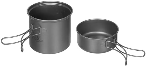 Fox Outdoor Kochgeschirr Titan, Topf, Pfanne