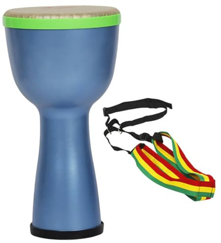 ibasenice Afrikanische Djembe Handtrommel Für Junge Mädchen Percussion Instrument Für Anfänger Leichte Und Tragbare Bauweise Bunte Farben Für Kreativen Musikspaß