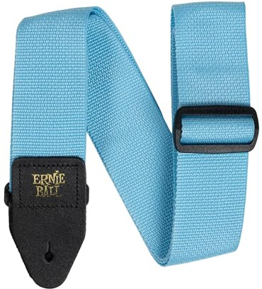 Ernie Ball Polypro Gitarrengurt/Bassgurt, Blau (Breaker Blue, P05377)