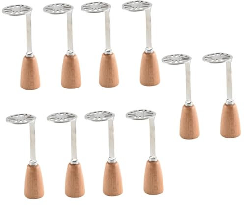 TOPBATHY 5 Set Di Design Ergonomico Piccolo Schiacciapatate Manuale Per Schiacciare Patate E Avocado Utensile Da Cucina 2 Pezzi * 5