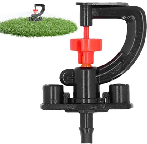 Tête d'arrosage rotative – Arroseur Rotatif à réfraction de Type G, buse de pulvérisation Douce réglable pour pelouse pour arbustes, serres commerciales, Arbres fruitiers