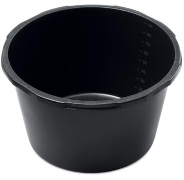 Black Plastic Plant Pots 45L, 65L, 90L Round, 40L and 60L Rectangular (Round, 90 Litres)