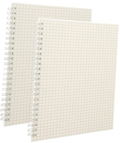 SEWACC 2stücke Papier Spiral Notizbücher Mathe Notizblock Journaling Tagebuch Für Studenten Und Memo Planer