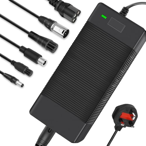 XPJBKC 42V 2A Fast Charging Hoverboard Charger - 6 Connections for Electric Scooter, Bike, Xiaomi & Mobility Scooter