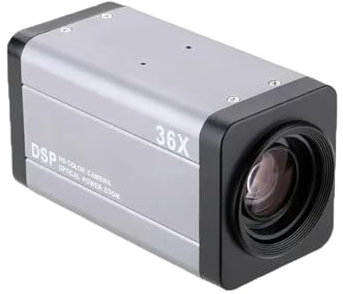 KKENZA Telecamera IP 4K 8MP con Zoom Ottico 36X Starlight IMX415 Telecamera IP a Colori IPC CCTV Box Telecamera di Rete P2P(5MP 36XZoom)