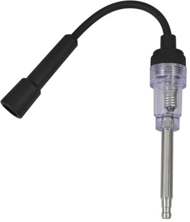 Garneck Tester per Candele di Accensione Auto, Rilevatore Bobina, Struttura in Plastica e Acciaio Inox, Leggero, per Diagnosi Rapida in Officina