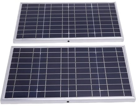 Sorandy 200 Watt Solar Panel Kit, 2PCS Solar Panel Controller Combo mit Ladung Controller für Boot, Zuhause, Camping, Wohnmobil und Andere Rasteranwendungen, Aluminiumrahmen