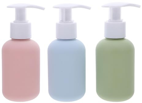 Alipis 3pièces Flacon Émulsion de Rechargeable Format Voyage Étanche avec Pompe Anti-Fuite pour Shampoing et Lotion de Voyage