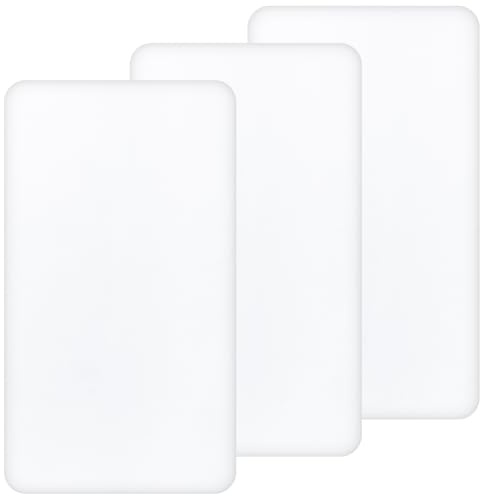 Yukkidds Spannbettlaken 70x140 cm Baby für Kinderbett & Babybett | Weich & Atmungsaktiv Mikrofaser, 3er Pack Bettlaken Spannbetttuch Kinderbettlaken 140x70, Weiß