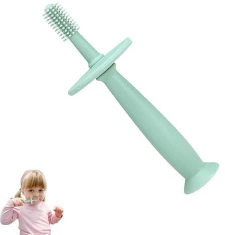 Babybitringtandborste: Gummibitring för spädbarn, 360 graders silikontandborste, sugställ, 6-12 månader par massageverktyg, Comod