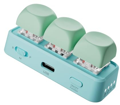 Clavier Multifonction Bluetooth Compatible pour Livres électroniques, Musique, Photos, présentations, télécommande sans Fil