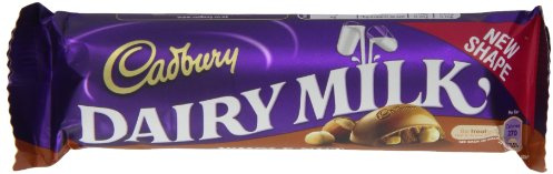 Cadbury Dairy Milk Chocolate Whole Nut Single Bar (Pack of 24)