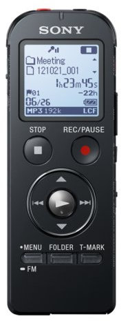 Sony ICDUX533B UX Series 4 GB Voice Recorder - Black